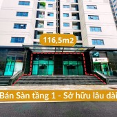Bán gấp lô 117m2 tầng 1 KD - 2 cửa ra vào - Sở hữu lâu dài tại cụm tòa đông nhất Thanh Xuân